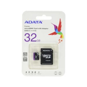 Memoria MicroSDHC ADATA - 32GB - Clase 10 - UHS-I - C/Adaptador